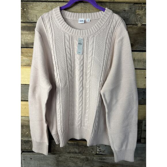 GAP Sweaters - Gap Cable Knit Sweater Cream Beige XL